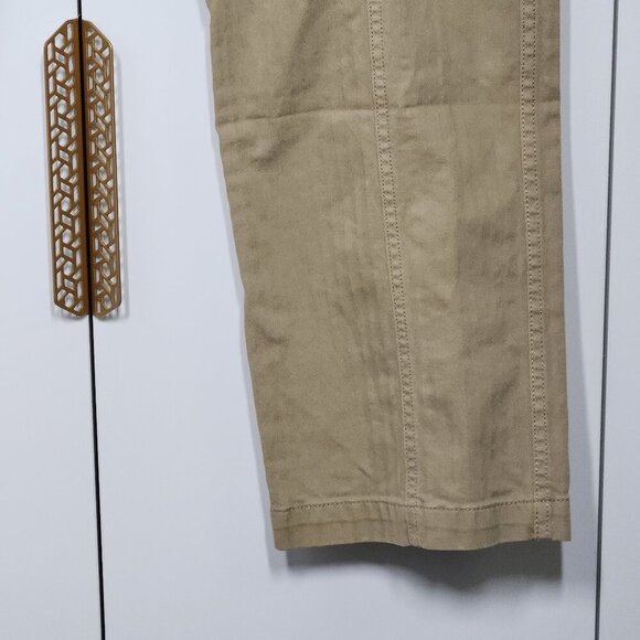 Madewell 90's straight Cargo Women's Pants Size 31 Khaki Pockets High Rise - Picture 5 of 9